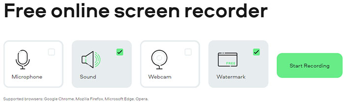 Free online screen recorder for Mac