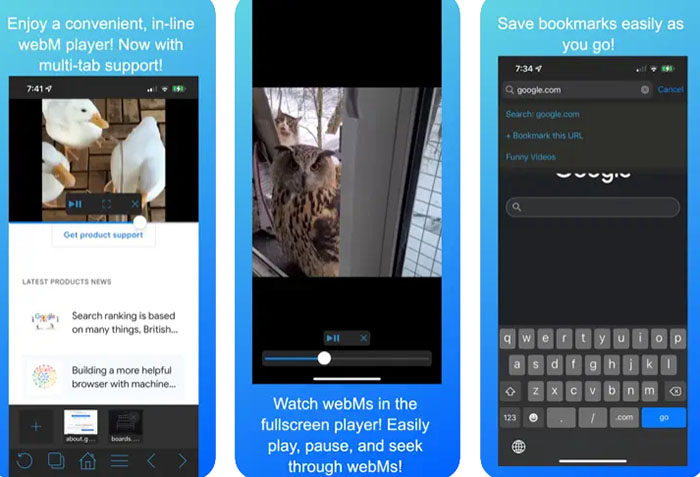 Play WebM on iPhone in Frost