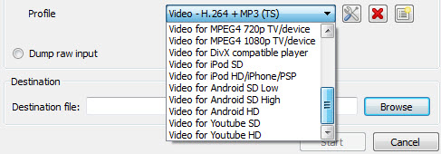 Choose MP4