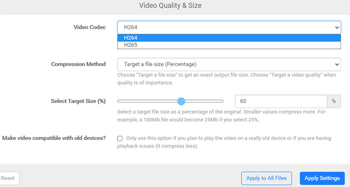 Default settings for MKV