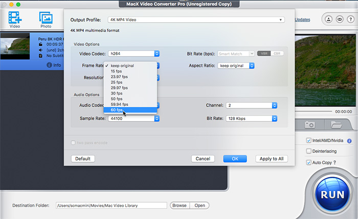 Convert FPS from variable to constant