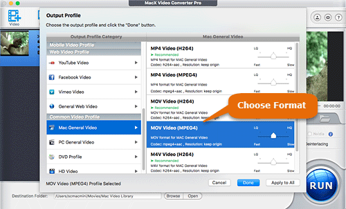 ensharp video codec for Mac OS X
