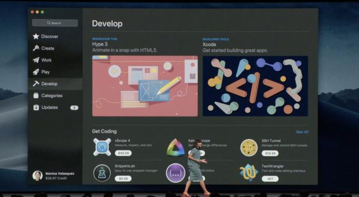 redesigned mac app store