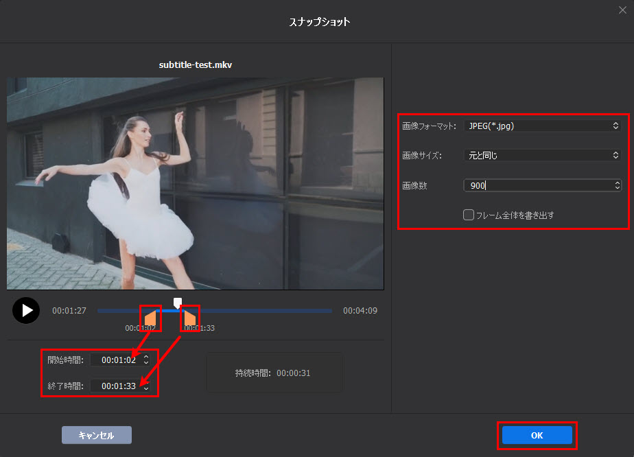 Macxvideo AIツールボックス〜動画を連続静止画に