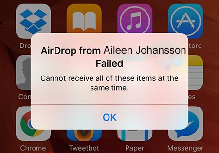 correctly use AirDrop