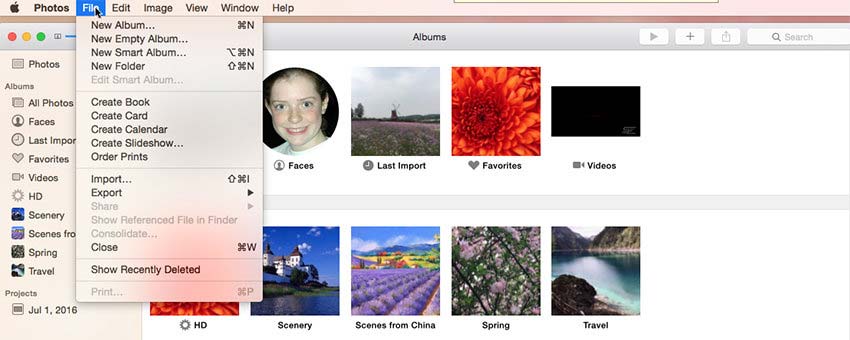 how to organize photos on mac computer