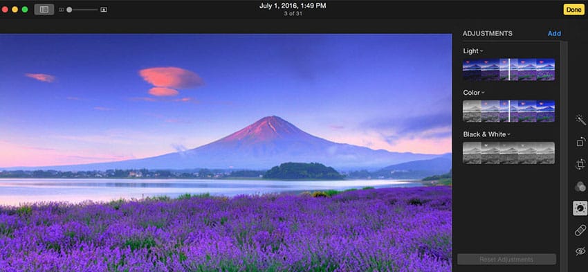 Mac Photos tutorial on image editing