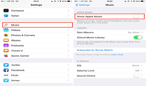 delete music off iPhone