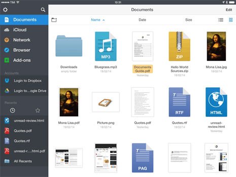 Documents 5 file manager for iOS