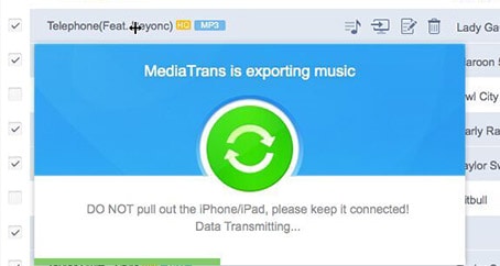 export music from iPhone