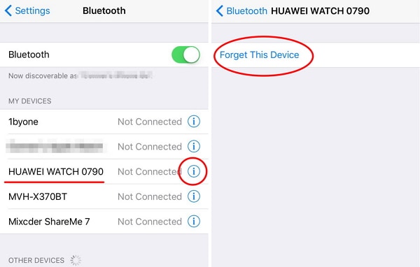 fix iPhone Bluetooth not working fixed - forget device