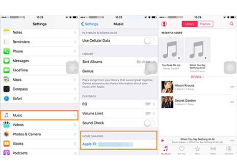 Transférer musique iphone vers mac