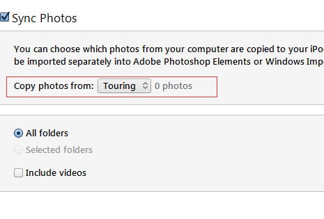 how to delete photo album from iphone with itues
