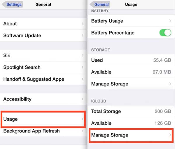 how to free up space on iCloud