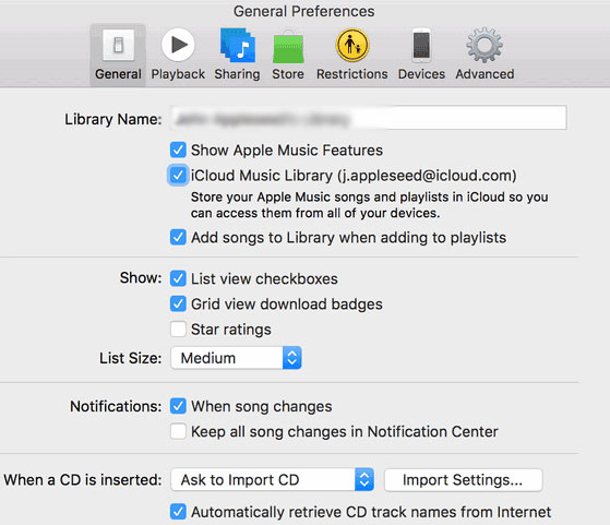 Use iCloud Music Library to sync iPhone music