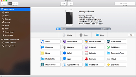 iOS 17 File Manager - iExplorer