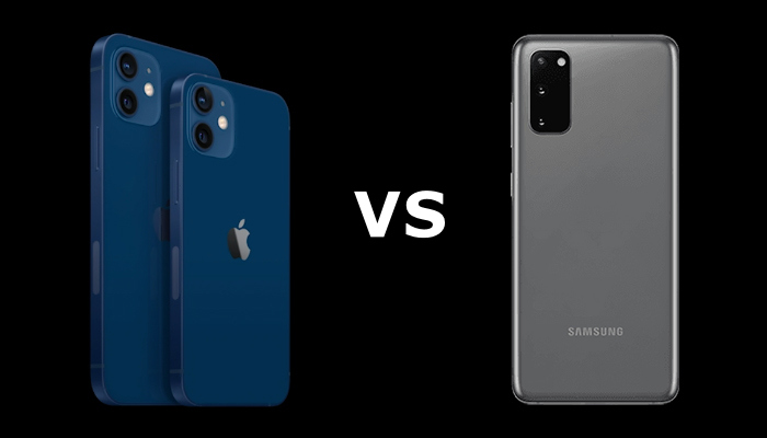 iPhone 12 vs Samsung Galaxy S20