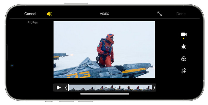 Record ProRes video on iPhone 13