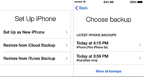 Restore iPhone Backup on iOS 12 with iCloud