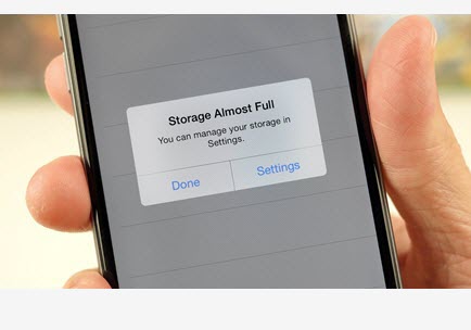 iPhone storage full problem