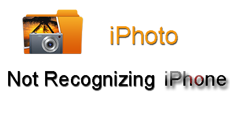 iPhoto not recognizing iPhone