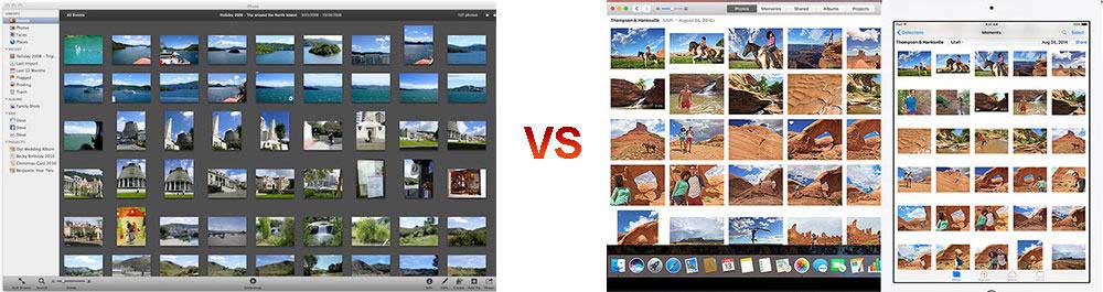 iPhoto vs Photos