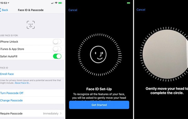 how to set up face id on iPhone X