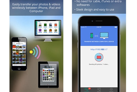 iPhone photo transfer app