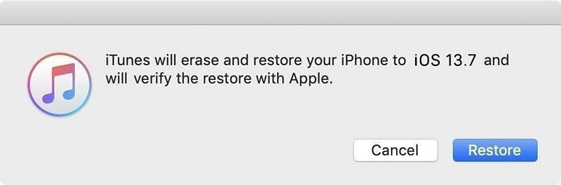 Start iOS 14 downgrade