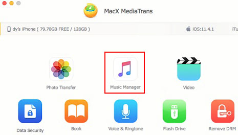 Transfer Music from iPhone to Mac with iPhone music manager