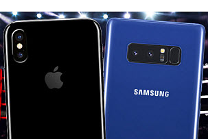 iPhone X, Galaxy Note 8 and Galaxy S8, who wins?