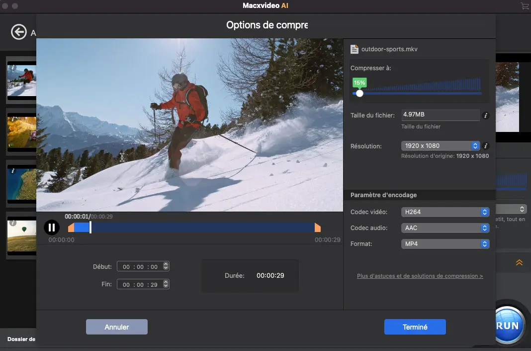 compress vidéo