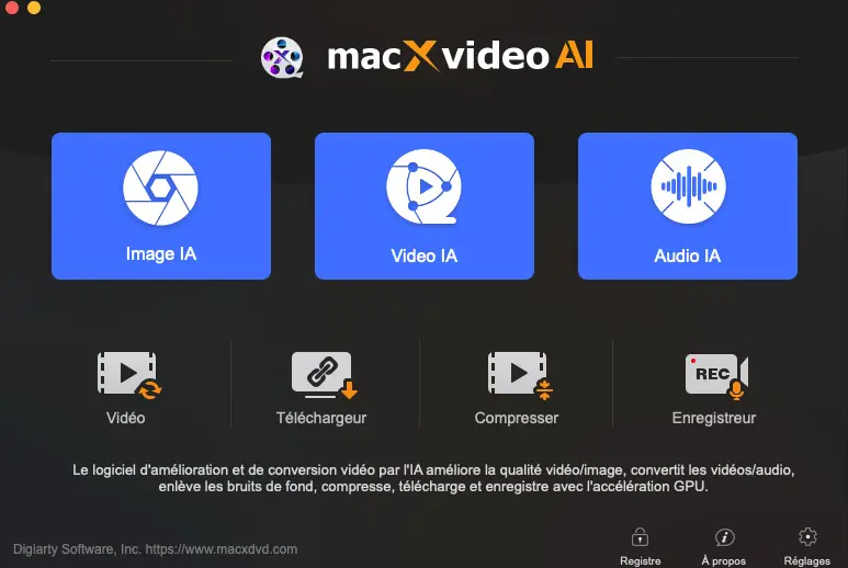 Interface Macxvideo AI