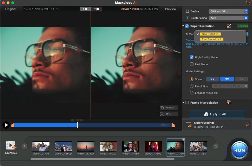 enhance video
