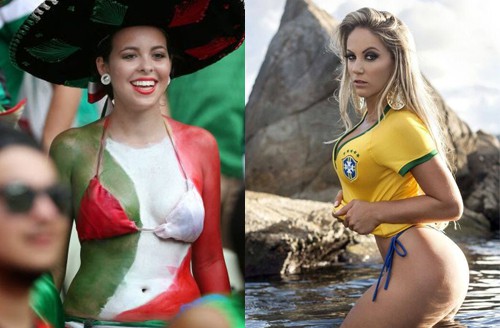 the sexist female fans in the world cup