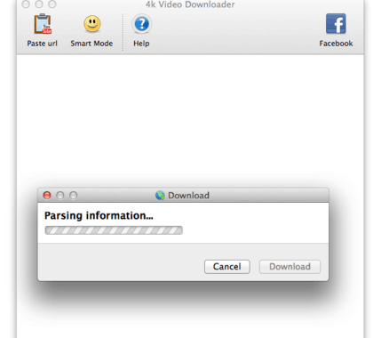 4k video downloader error parsing