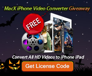 2015 Halloween giveaway- iPhone iPad video converter