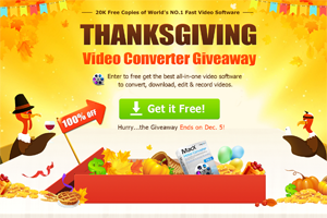 Thanksgiving Giveaway