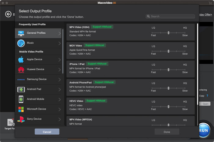 Convert AVI to Mac playable format