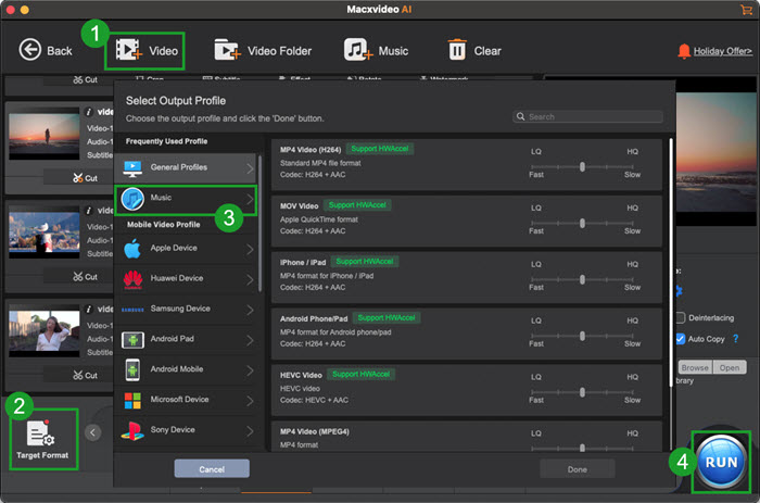 Extract Audio from Video with Macxvideo AI