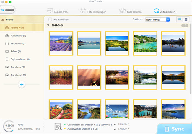 Fotos vom iPhone auf Mac ohne iTunes