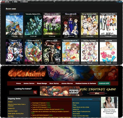 GoGoAmine and Masteranime Eposides Download Sites