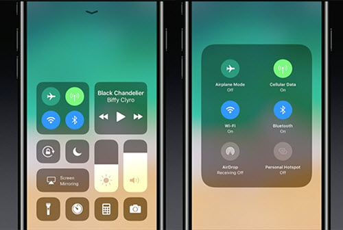 iOS 11 Was ist neu: Neues Design für das Kontrollzentrum