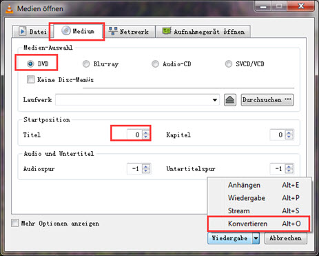 DVD in MP3 rippen mit VLC
