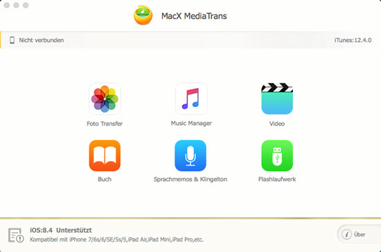 iPhone aufräumen mit MacX MediaTrans