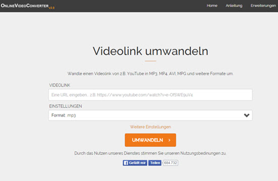 YouTube zu MP4 Online