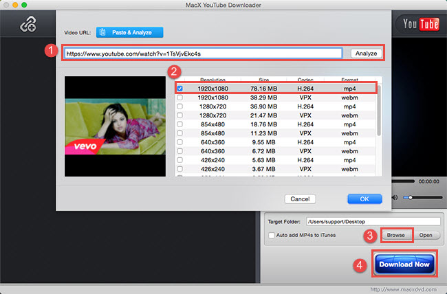 YouTube Video download Mac