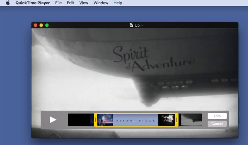 Trim video length with QuickTime Player
