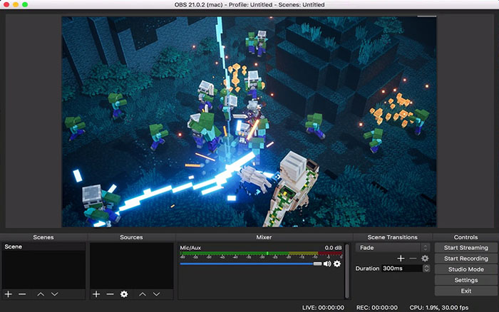Record Minecraft with OBS