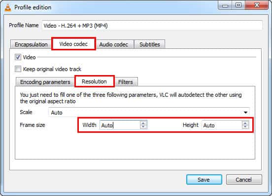 get rid of letterbox in VLC